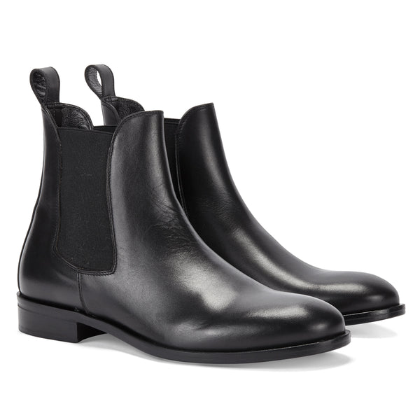 CHELSEA BOOT IN BLACK LEATHER