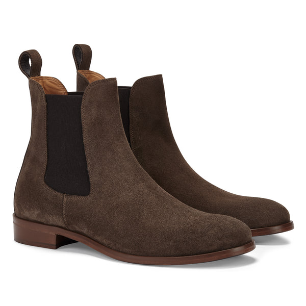 CHELSEA BOOT IN NUTELLA SUEDE