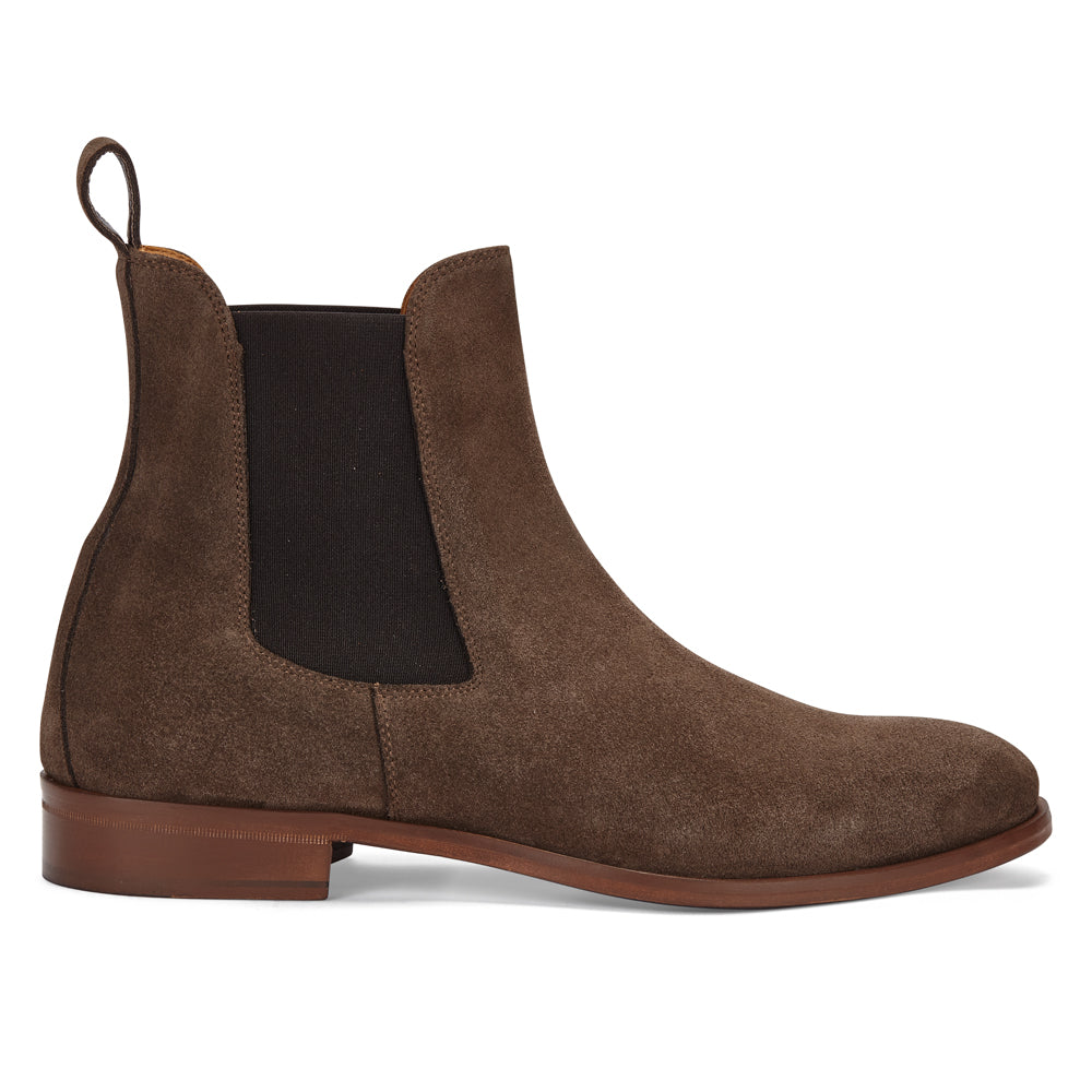 CHELSEA BOOT IN NUTELLA SUEDE