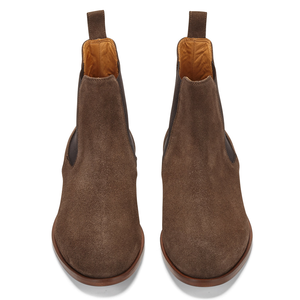 CHELSEA BOOT IN NUTELLA SUEDE