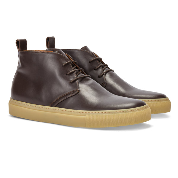 CHUKKA IN BROWN LEATHER